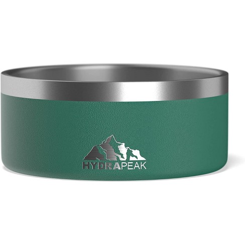 Hydrapeak Non Slip Stainless Steel Dog Bowl 8 Cup Forest