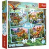 Trefl 4in1 Unique Dinosaurs Kids Jigsaw Puzzle - 207pc - image 2 of 4