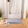 Design Imports  Gray Lattice Tufted Mat 17.75X29.5 - 3 of 4