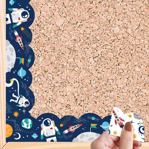 Big Dot of Happiness Outer Space Galaxy - Scalloped Classroom Decor - Bulletin Board Borders - 51 Feet - 1 of 4