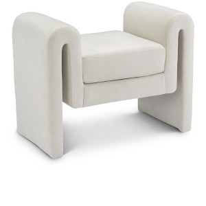 Meridian Furniture,Sloan Velvet Bench - 1 of 4