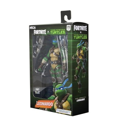 Детские фигурки NECA Fortnite/Teenage Mutant Ninja Turtles Action Figure - Ultimate Leonardo - 7" Scale — фото 4