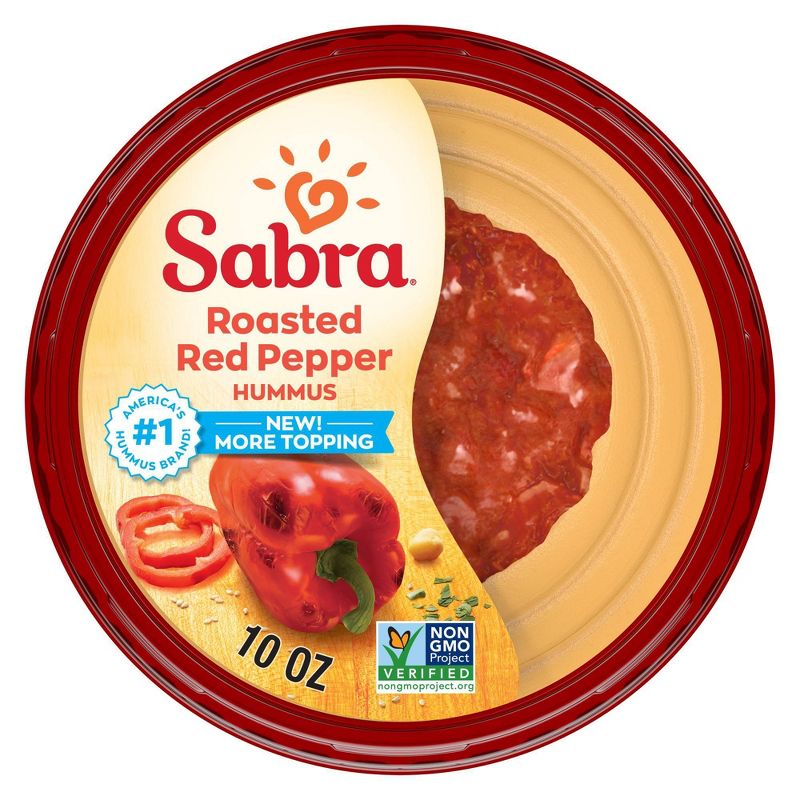 Sabra Roasted Red Pepper Hummus - 10oz, 1 of 5