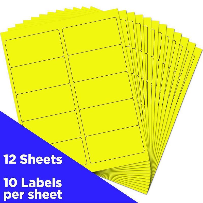 JAM Paper Mailing Labels 2" x 4" 120ct, 3 of 7