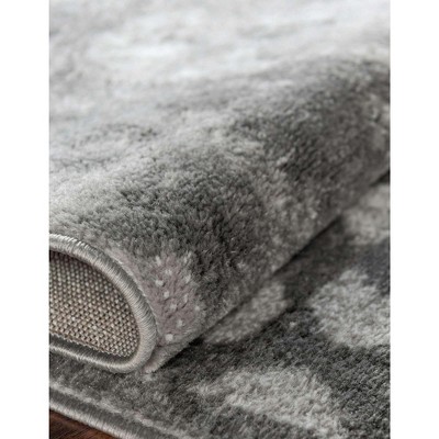 Larvotto Sofia 6'1" x 9' Reversible Gray Indoor Area Rug