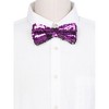 INSPIRE CHIC Men's Sequin Adjustable Pre-tied Bow Tie - 4 of 4