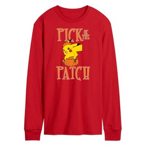 Men's - Pokémon - Pick Of The Patch Long Sleeve Graphic T-Shirt - 1 of 3