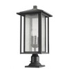 Z-Lite Aspen 3 - Light Lantern in  Black - 4 of 4
