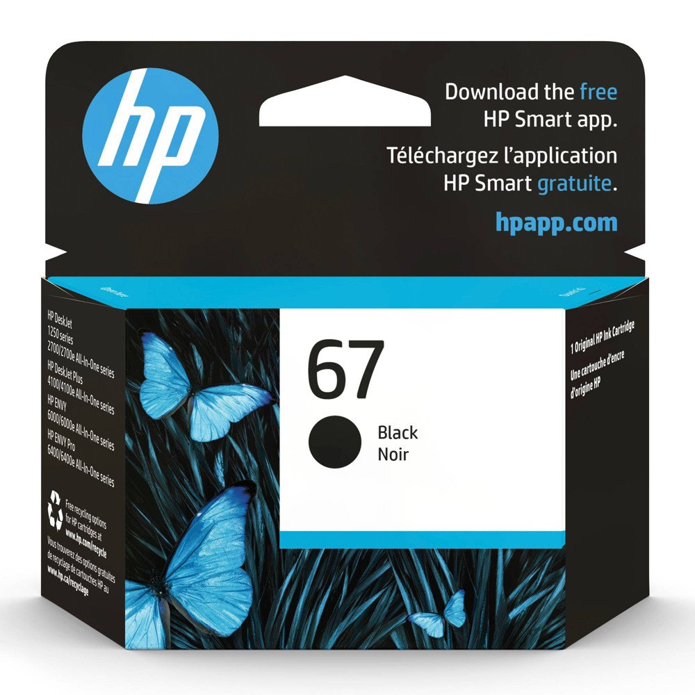 HP 67 Black Ink Cartridge (4 pack)