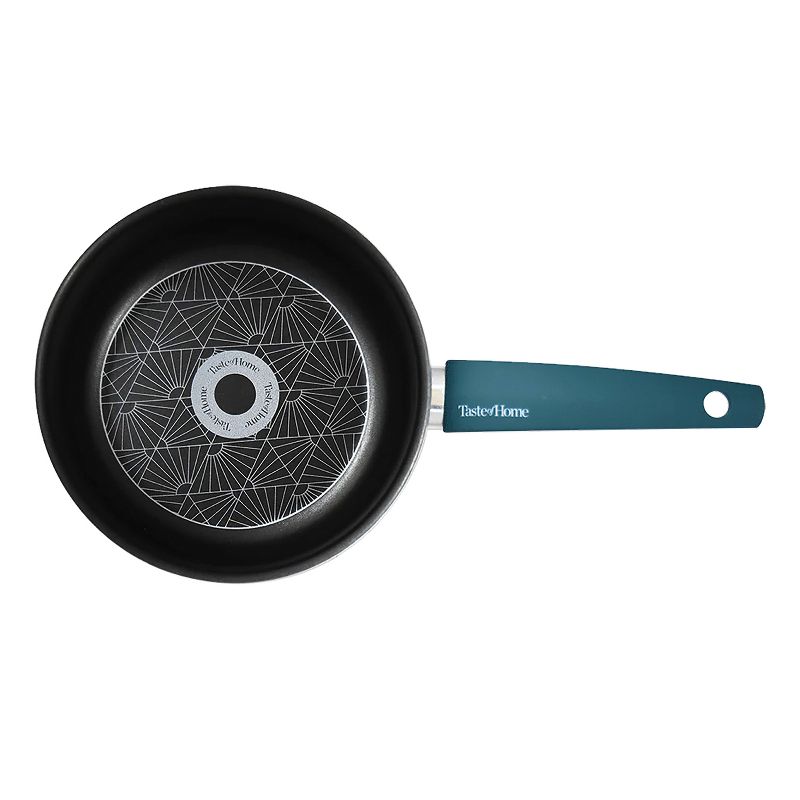 Taste of Home® Non-Stick Aluminum Saucepan with Lid, Sea Green, 5 of 10