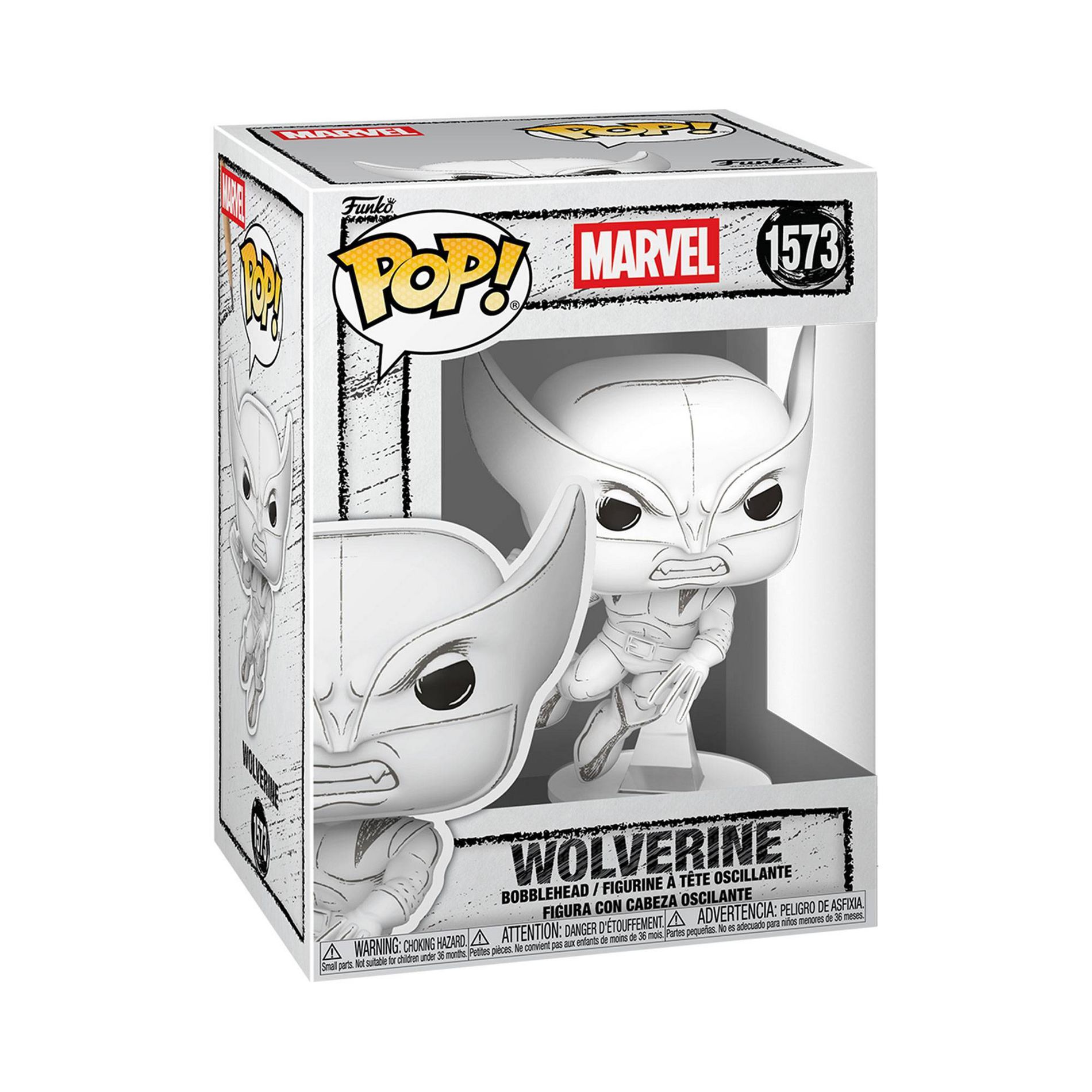 Funko POP! Marvel: Wolverine Sketched Bobblehead Figure #1573