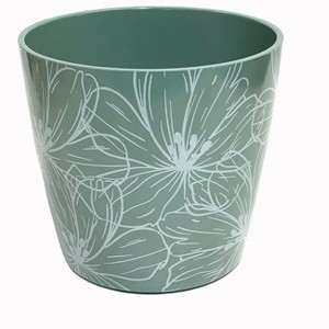 Tierra Garden 7" Round Self-Watering Bamboo Pot - 1 of 4
