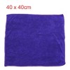 Unique Bargains High Absorbing Microfiber Fabric Car Clean Cloth Towel No-scratched for Door Glass Purple 2 Pcs - 2 of 3