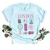 Simply Sage Market Women's London Travel Chart Short Sleeve Graphic Tee - 3 of 3