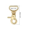 Unique Bargains Brass Sturdy Durable Rust-resistant Lobster Clasp Keychains 4 Pcs - 2 of 4