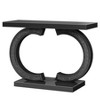Lirago, 39" Modern Mirrored Console Table with Crystal Inlays-Decorative Entryway & Living Room Table,Black - 3 of 4