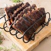 Nexgrill Porcelain & Steel Rib Rack Black - 3 of 4