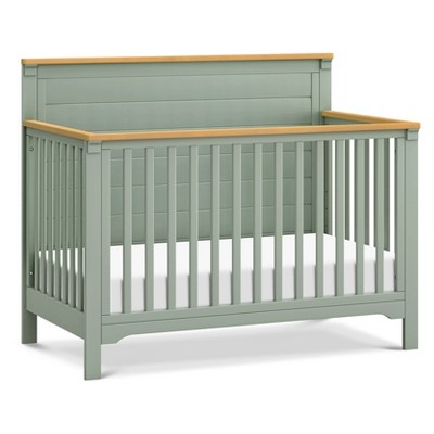 DaVinci Shea 4-in-1 Convertible Crib - Light Sage and Honey