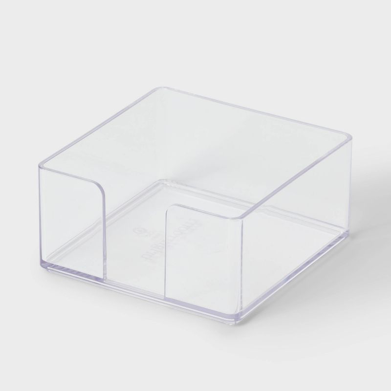 Acrylic Sticky Note Holder Clear - Brightroom&#8482;, 1 of 5