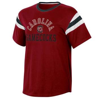 NCAA South Carolina Gamecocks Women's Short Sleeve Stripe T-Shirt
