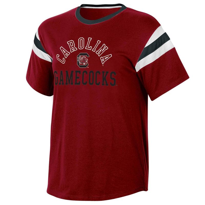NCAA South Carolina Gamecocks Women&#39;s Short Sleeve Stripe T-Shirt, 1 of 4