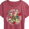 Women's - Disney - Christmas - Family In The Forest Short Sleeve Graphic T-Shirt - 2 of 4
