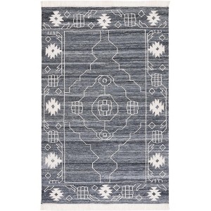 Kilim With Fringes KLM763 Flat weave Rugs - Safavieh - 1 of 4