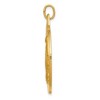 Black Bow Jewelry 14k Yellow Gold Large Round Miraculous Medal Pendant - 2 of 4