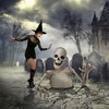 BOO BOX Halloween 48" Groundbreaking Skeleton, White - Scary Outdoor Halloween Decorations for Yard - 2 of 4