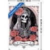 Trends International Tabz Jones - Skull and Roses Tarot High Priestess Unframed Wall Poster Prints - 3 of 4