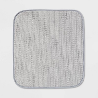 12x16 inch Stone Drying Mat for Kitchen Counter Gray Super