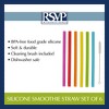 RSVP International 10in Silicone Smoothie Straw 6 Piece - 2 of 4