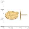 Black Bow Jewelry 14k Yellow Gold Florida Gators NCAA Post Earrings - 2 of 3