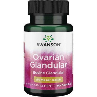 Swanson Dietary Supplements Ovarian Glandular 250 mg Capsule 60ct.
