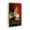 Stupell Industries Vintage Campari Wine Black Framed Floater Canvas Wall Art - 3 of 4