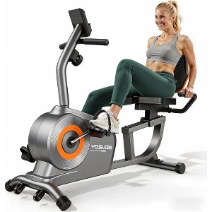 YOSUDA Magnetic Recumbent Exercise Bike for Home,16-Level