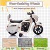 White 6V Licensed Ride On Motorcycle For Kids Toddlers With Music Headlight Electric Dirt Bike Ages 18 Months To 5 Years White - 2 of 4