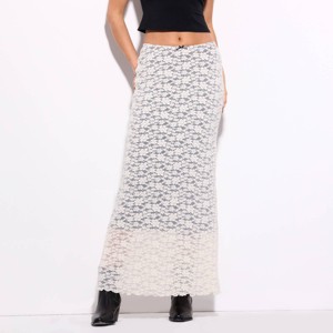 Women's Lace Maxi Skirt - Wild Fable™ Cream - 1 of 4