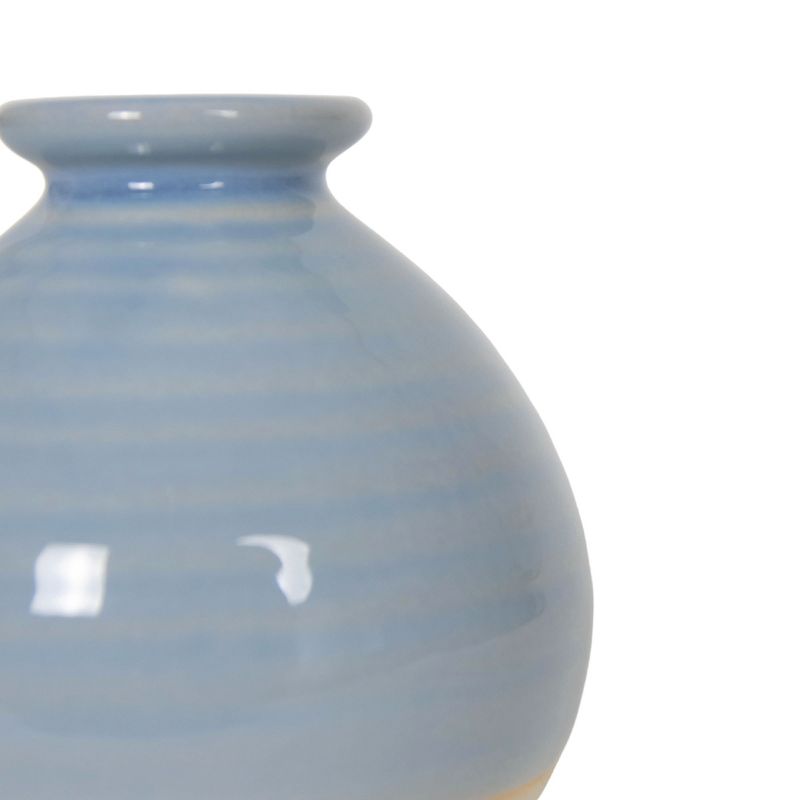 Blue Stoneware Bud Vase - Foreside Home & Garden, 2 of 7