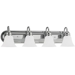 Sea Gull Lighting Gladstone 4 Light Chrome Wall Bath Fixture - 1 of 1
