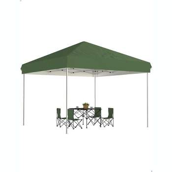 10x10FT Pop Up Canopy, Waterproof & UV Resistant Commercial Instant Craft Fair Canopy Tent