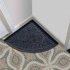 A1HC Heavy Duty Flexible and Durable 100% Rubber 21.6" X 21.6", Hello Triangle Boot Tray - 2 of 4