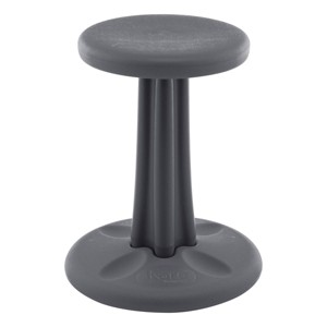 16" Junior Wobble Chair Gray - Kore: Active Sitting Stool, Kids Wobble Seat, Fixed Height, 275 lb Capacity - 1 of 3
