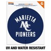 Marietta College Pioneers Logo Automotive Car Window Locker Circle Bumper Sticker - 2 of 4