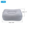 Unique Bargains Travel Inflatable Comfortable Portable Foot Rest Pillows - 2 of 4