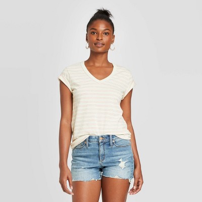 target striped shorts