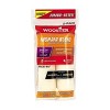 Wooster 4.5" Jumbo-Koter Mohair Blend 1/4" Nap Closed-End 2-Pack Roller Cover # RR304-4.5 - 2 of 4