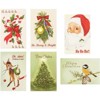 Sustainable Greetings 48-Pack Vintage Merry Christmas Greeting Cards Box Set - Holiday 6 Vintage Designs, Envelopes Included, 4 x 6 inches - image 4 of 4