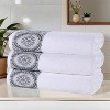 Medallion Cotton Jacquard Towel Set by Blue Nile Mills - 2 of 4