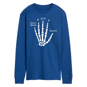 Men's - Instant Message - Gamer Hand Long Sleeve Graphic T-Shirt - 1 of 4